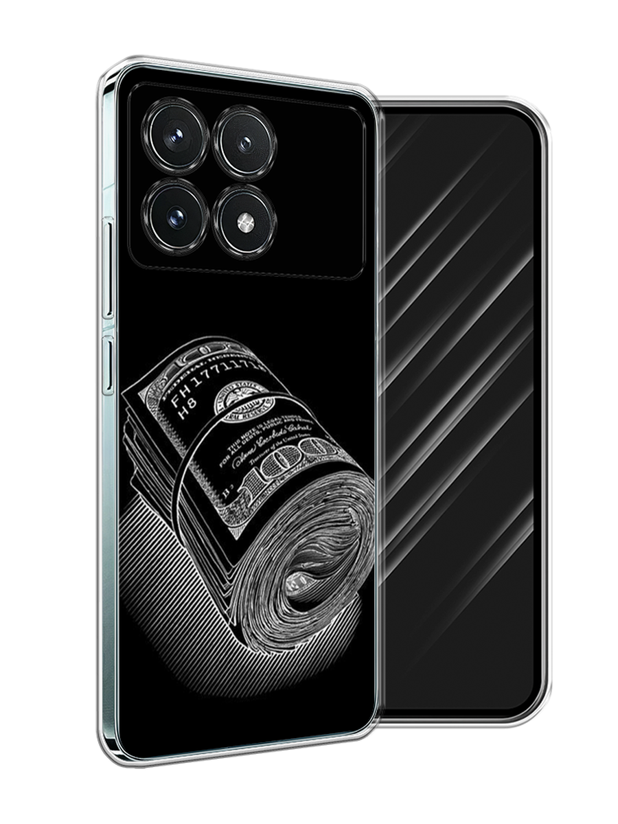 

Чехол Awog на Xiaomi Redmi K70 5G "Кубышка денег", Черный;серебристый, 320850-1