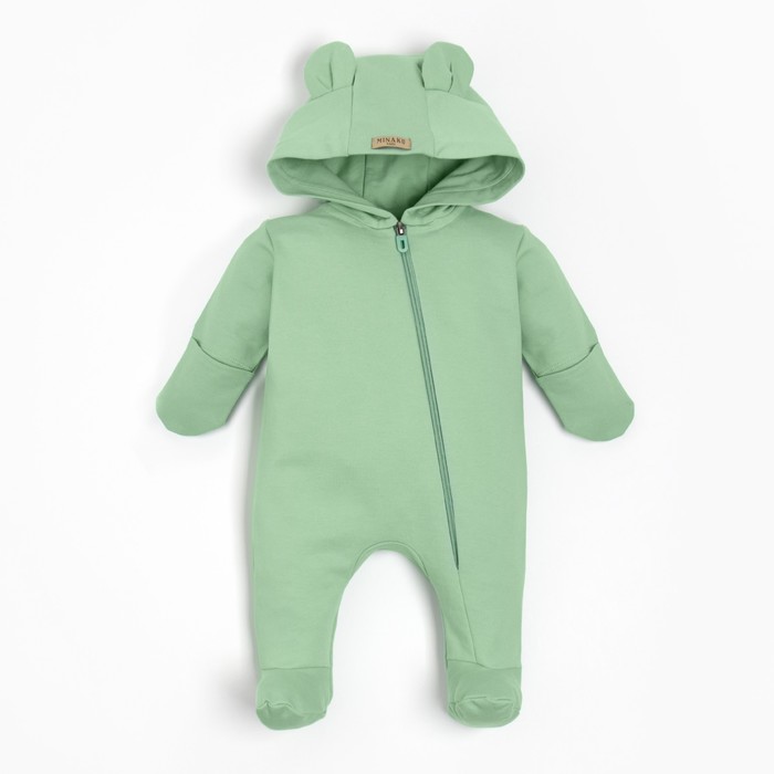 

Комбинезон детский MINAKU Basic Line BABY, зеленый, 74, Basic Line BABY