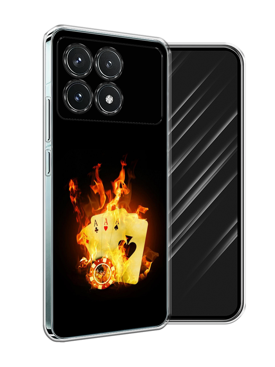 

Чехол Awog на Xiaomi Redmi K70 5G "Горящие карты", Черный;оранжевый, 320850-1