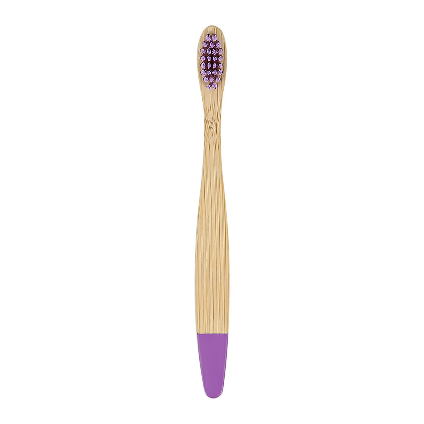 Купить Щетка зубная для детей ACECO бамбуковая фиолетовая мягкая 182366,