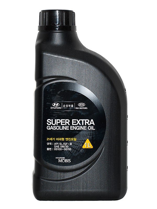 Моторное масло HYUNDAI полуcинтетическое Super Extra Gasoline 5W30 1л