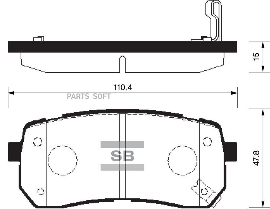 

Sangsin Brake SP1192, SP1192