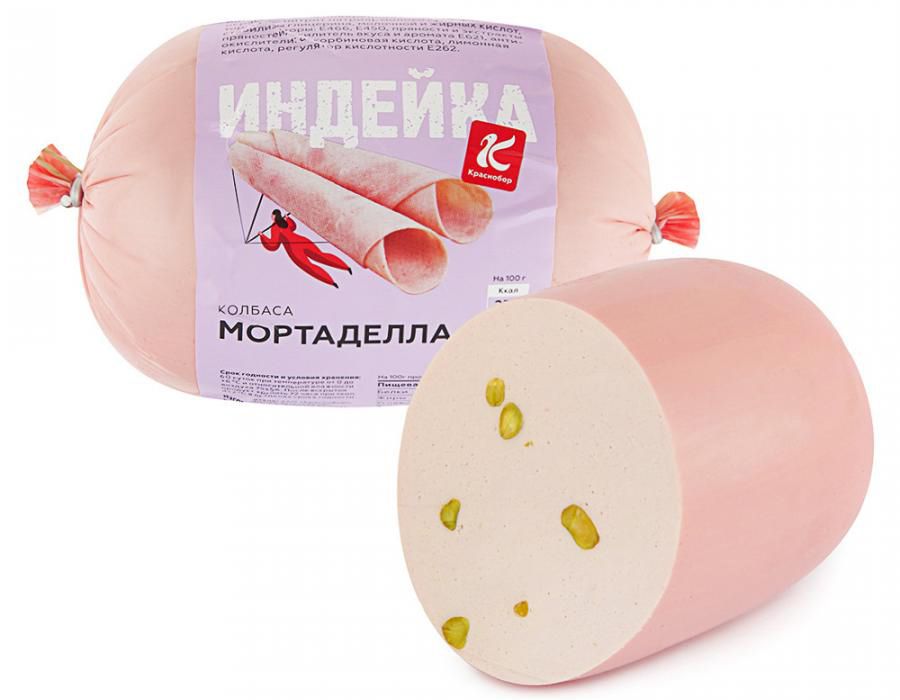 

Колбаса Краснобор Мортаделла вареная 600 г