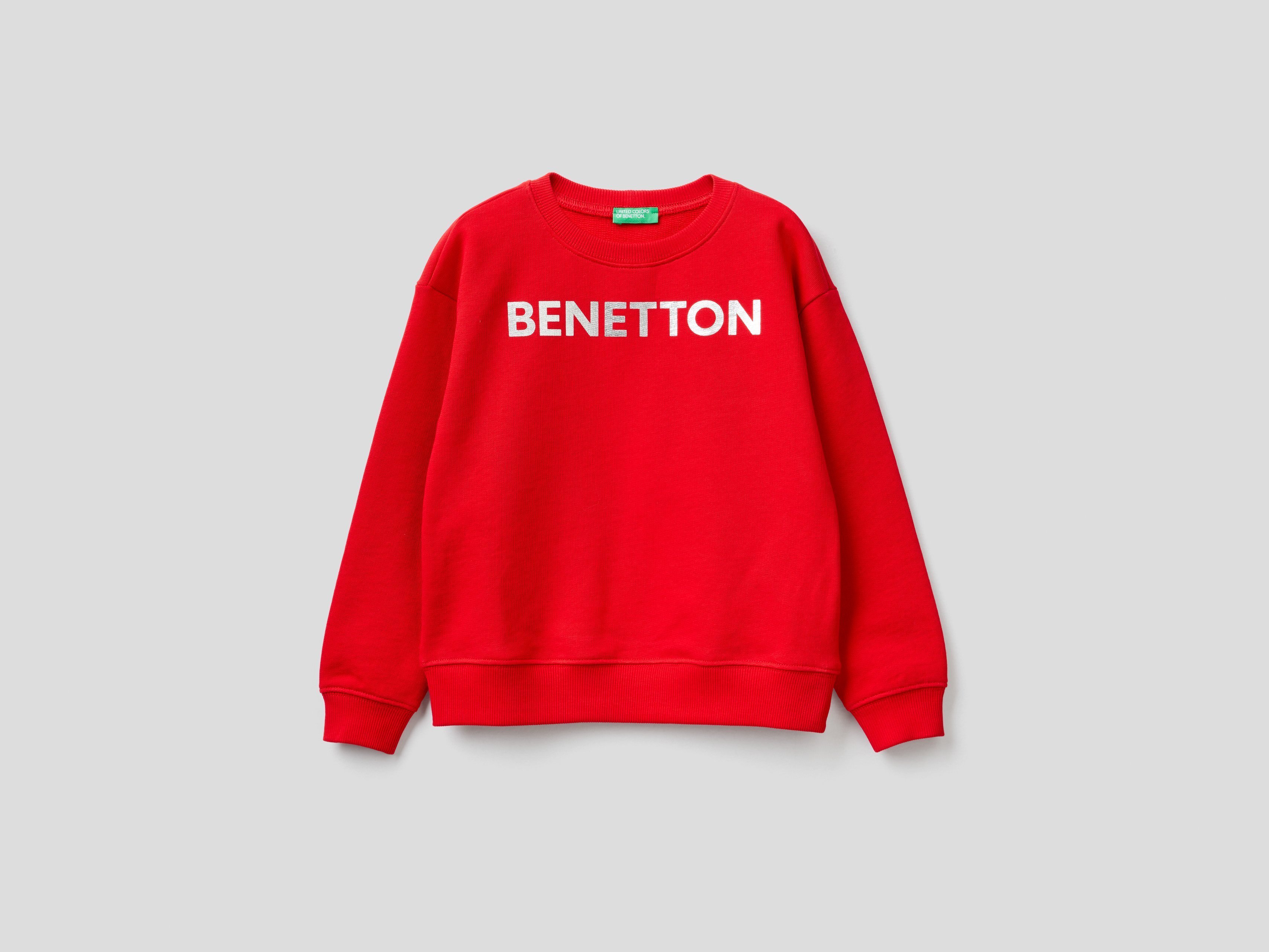 

Свитшот для девочек Benetton цв. красный р.110, 21A_3J68C15B9