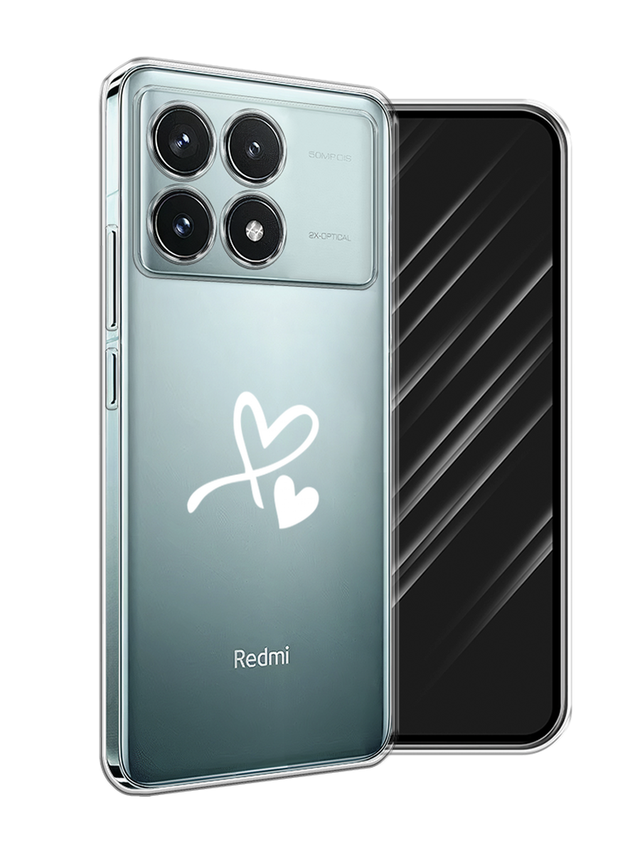 

Чехол Awog на Xiaomi Redmi K70 5G "Сердечко минимализм", Белый, 320850-1