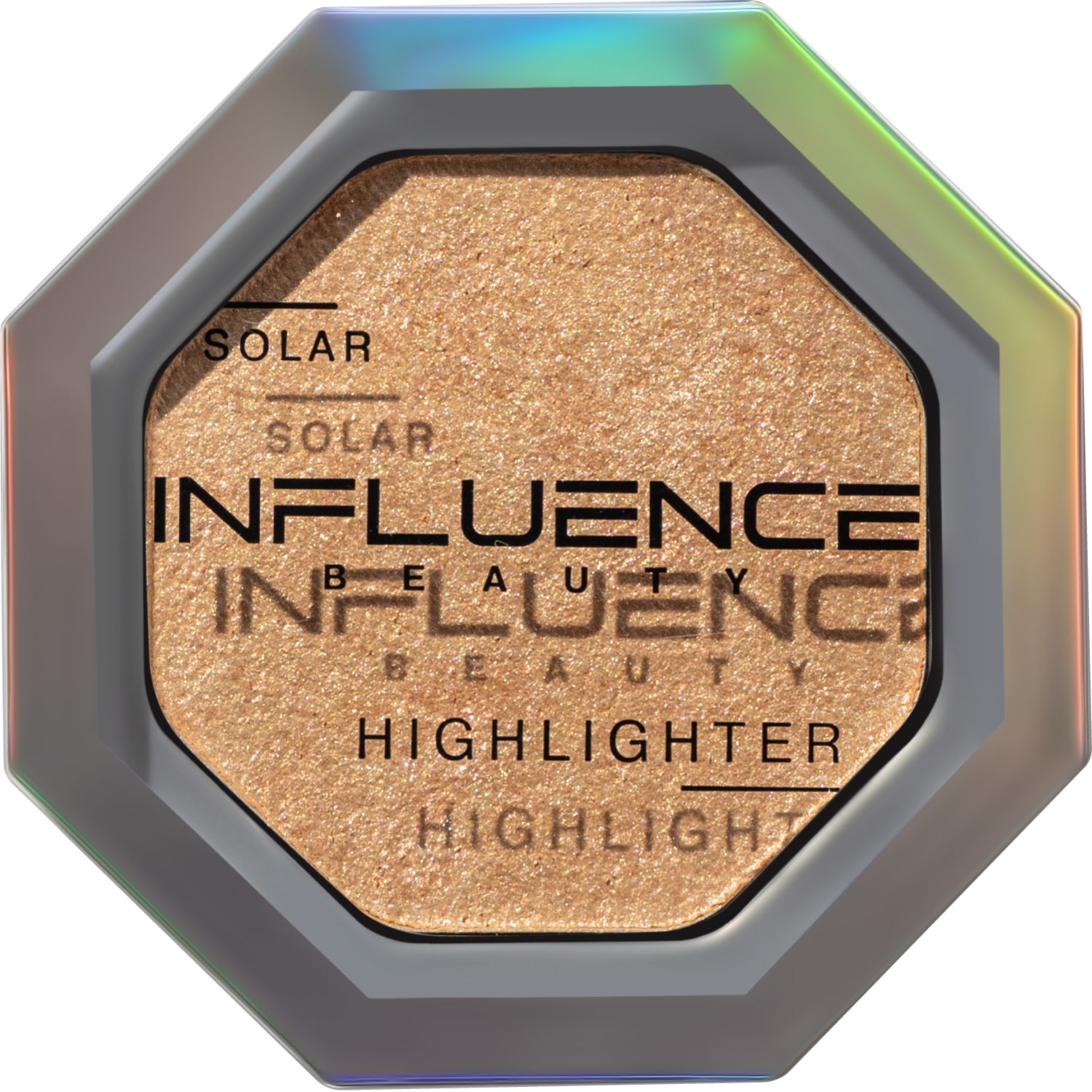 Хайлайтер Influence Beauty SOLAR, эффект деликатного сияния, золотой, 4,8 г