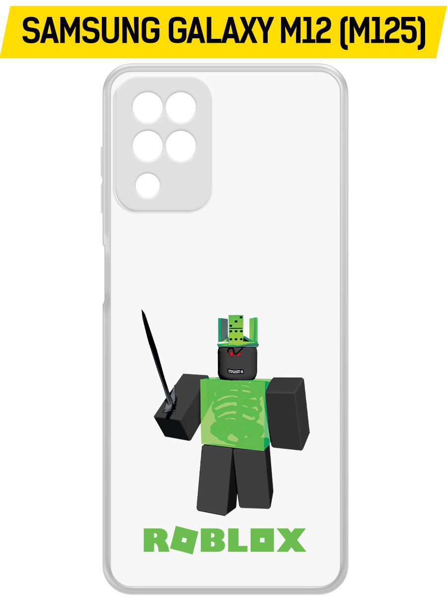 

Чехол-накладка Krutoff Clear Case Roblox-1x1x1x1x1 для Samsung Galaxy M12 (M125), Прозрачный