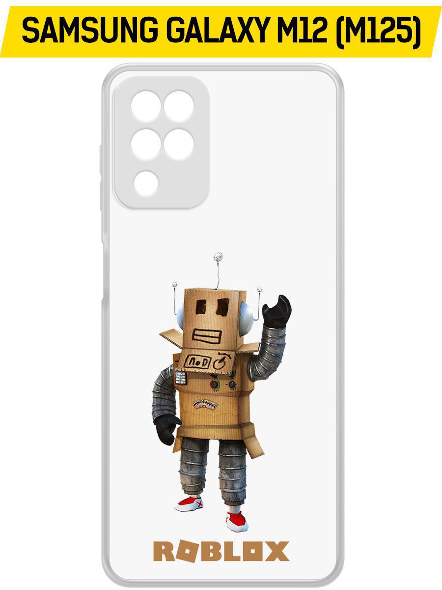 

Чехол-накладка Krutoff Clear Case Roblox-Мистер Робот для Samsung Galaxy M12 (M125), Прозрачный