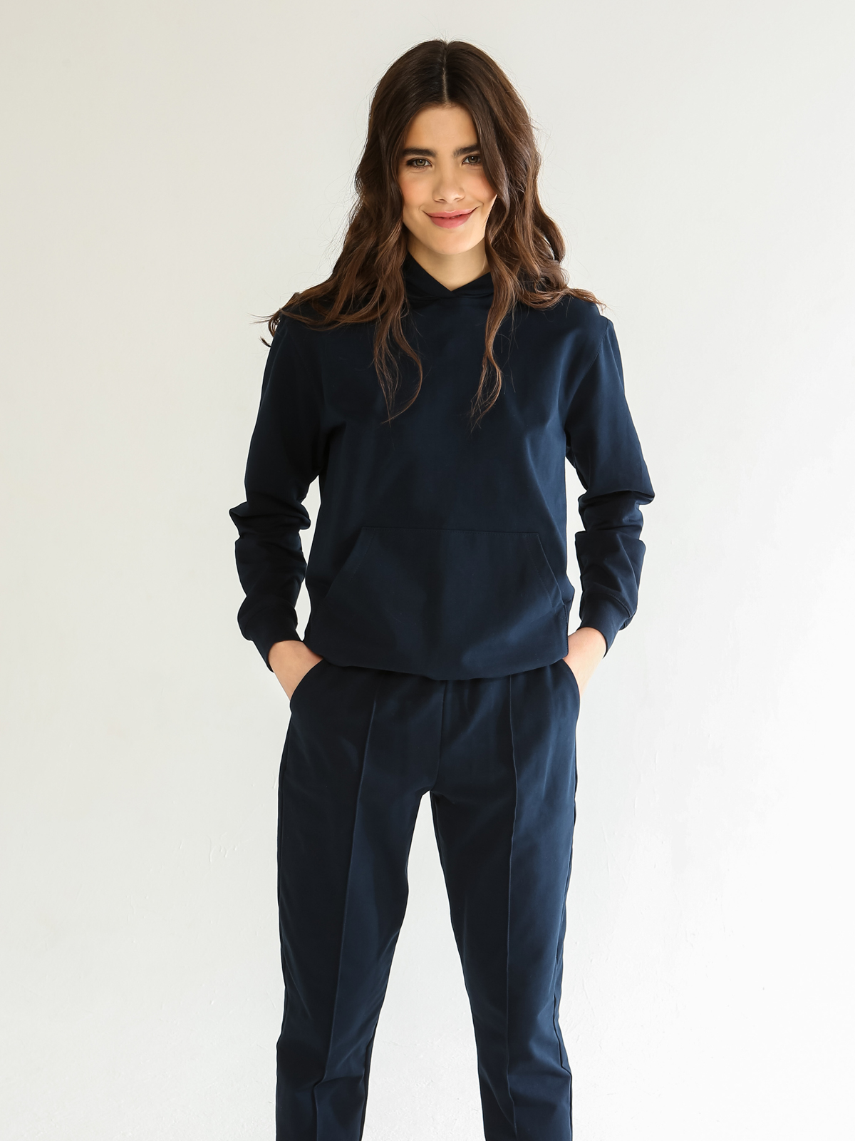 

Худи женское Ya.Za YDG03002DBL05 синее M, Синий, YDG03002DBL05