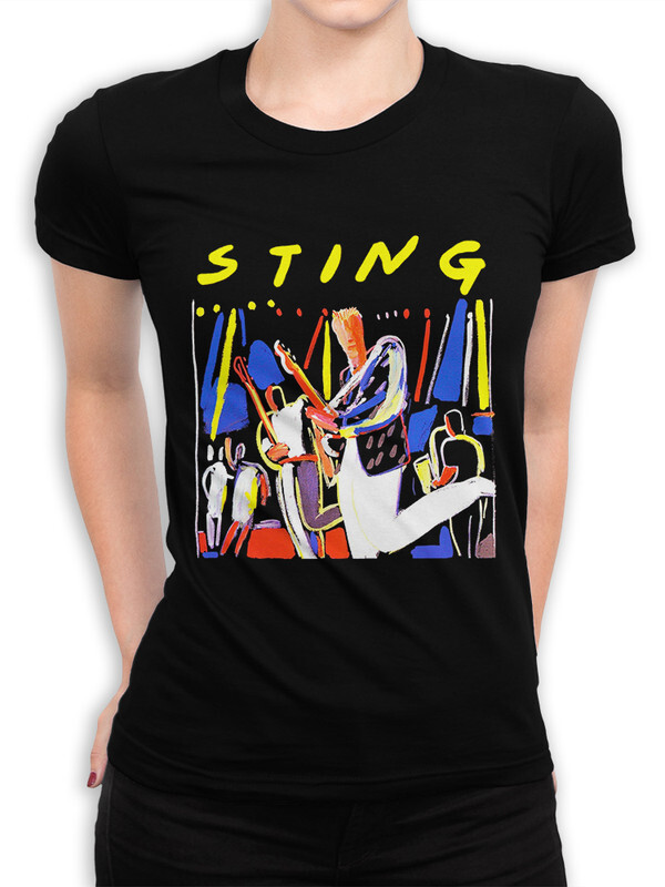 

Футболка женская Dream Shirts Sting - Стинг черная XL, Sting - Стинг