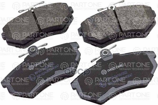 

Тормозные колодки PART-ONE передние для Audi A4 86-97/Volkswagen Golf 3 97-02 1BP001, 1BP001