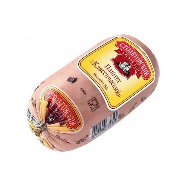 

Паштет из говяжьей печени Столетовский мясной завод 90 г