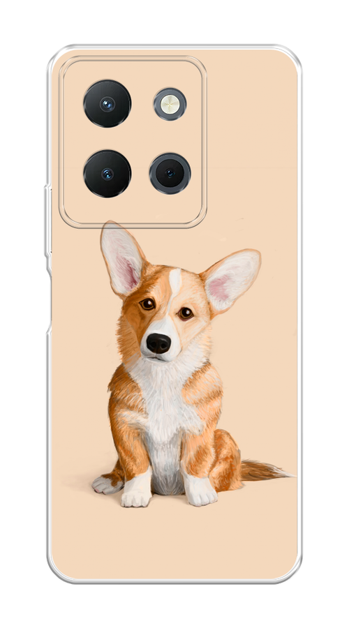 

Чехол на Vivo Y36 4G "Грустный Корги", Коричневый;бежевый, 269250-1