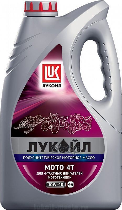 

LUKOIL Масло Лукойл Мото 10w40 4t (4л) Лукойл 1595328