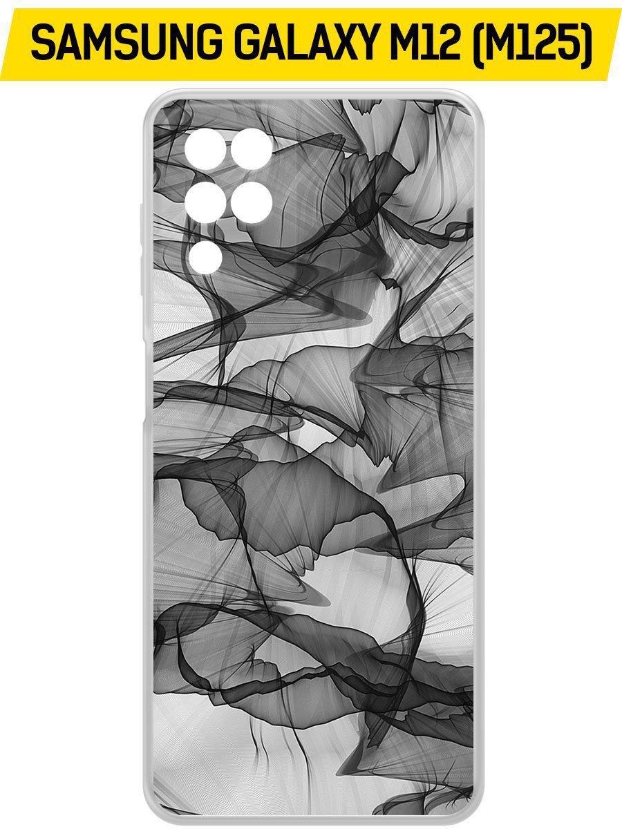 

Чехол-накладка Krutoff Clear Case Абстракт 14 для Samsung Galaxy M12 (M125), Прозрачный