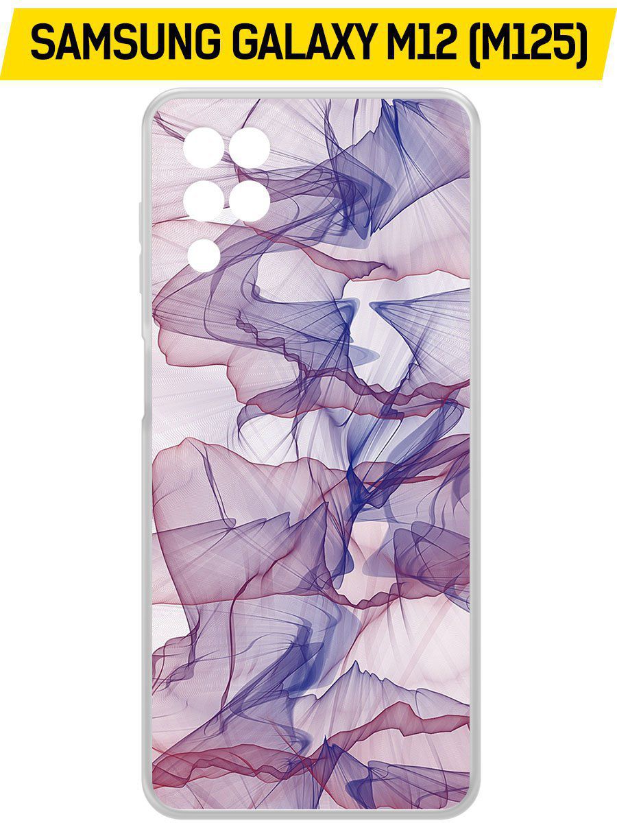 

Чехол-накладка Krutoff Clear Case Абстракт 15 для Samsung Galaxy M12 (M125), Прозрачный