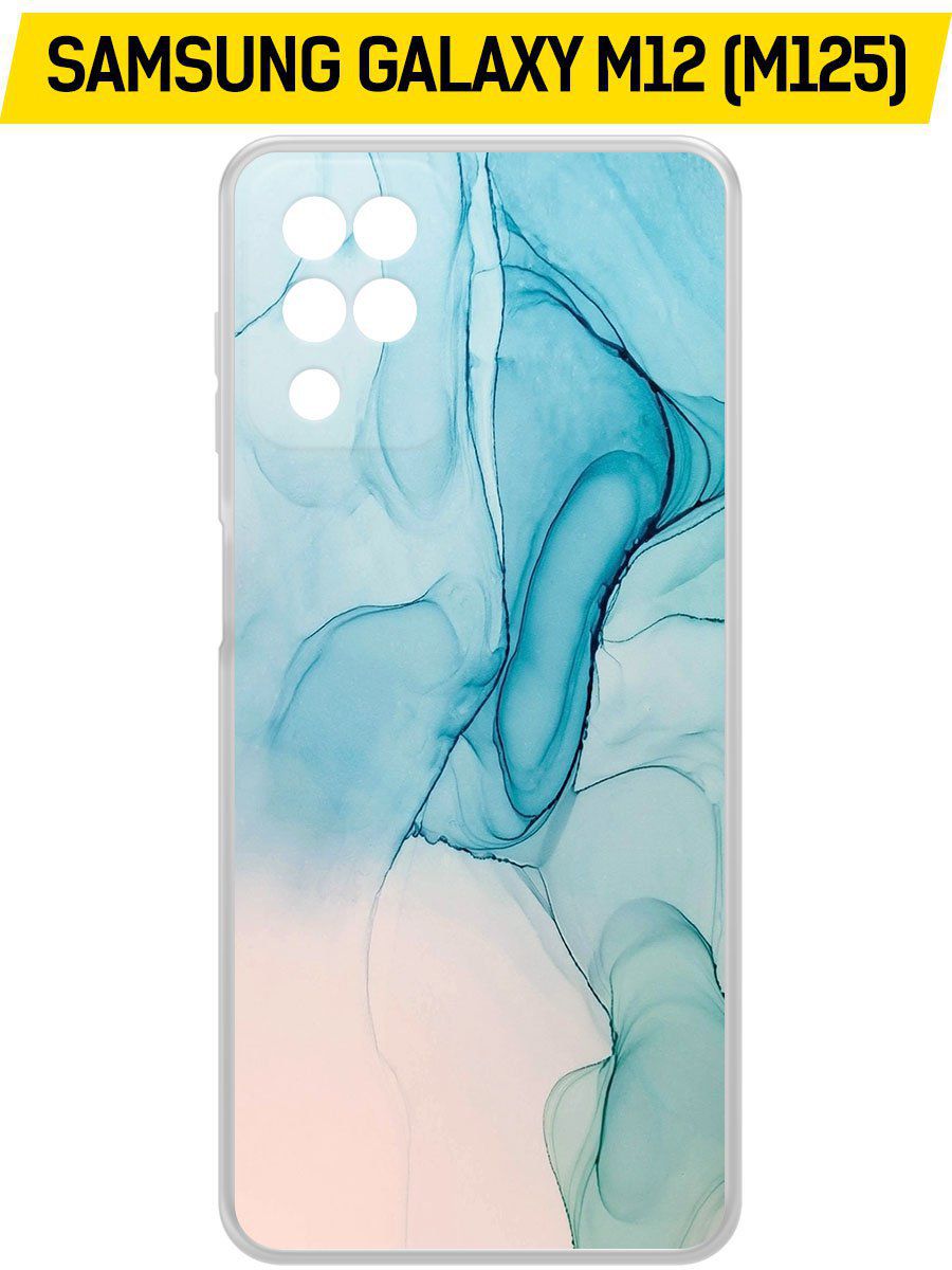 

Чехол-накладка Krutoff Clear Case Абстракт разводы для Samsung Galaxy M12 (M125), Прозрачный