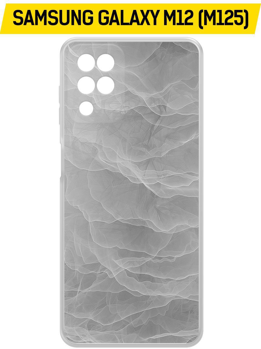 

Чехол-накладка Krutoff Clear Case Абстракт туман для Samsung Galaxy M12 (M125), Прозрачный