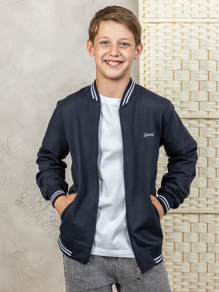 Джемпер детский M-Bimbo 4590, темно-синий, 152