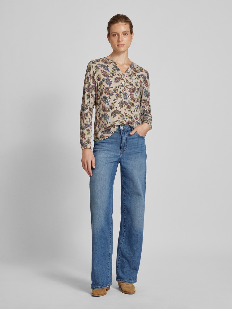 Блуза женская CHRISTIAN BERG 567708257 бежевая 36 EU 6998₽