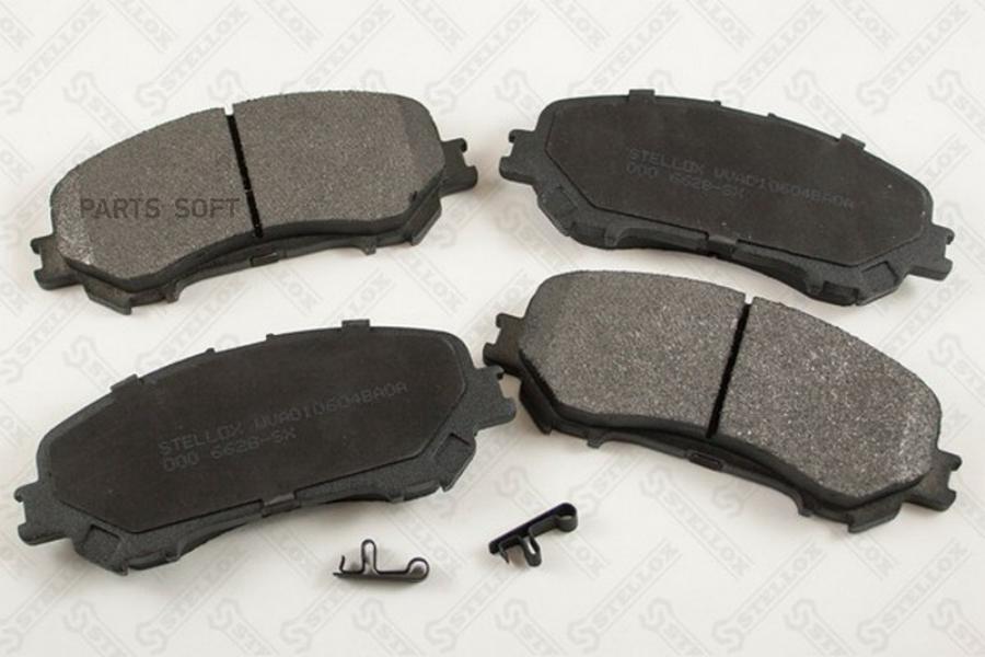 

Колодки диск. перед. с антискрип. пл. Nis STELLOX 000662BSX 000 662B-SX