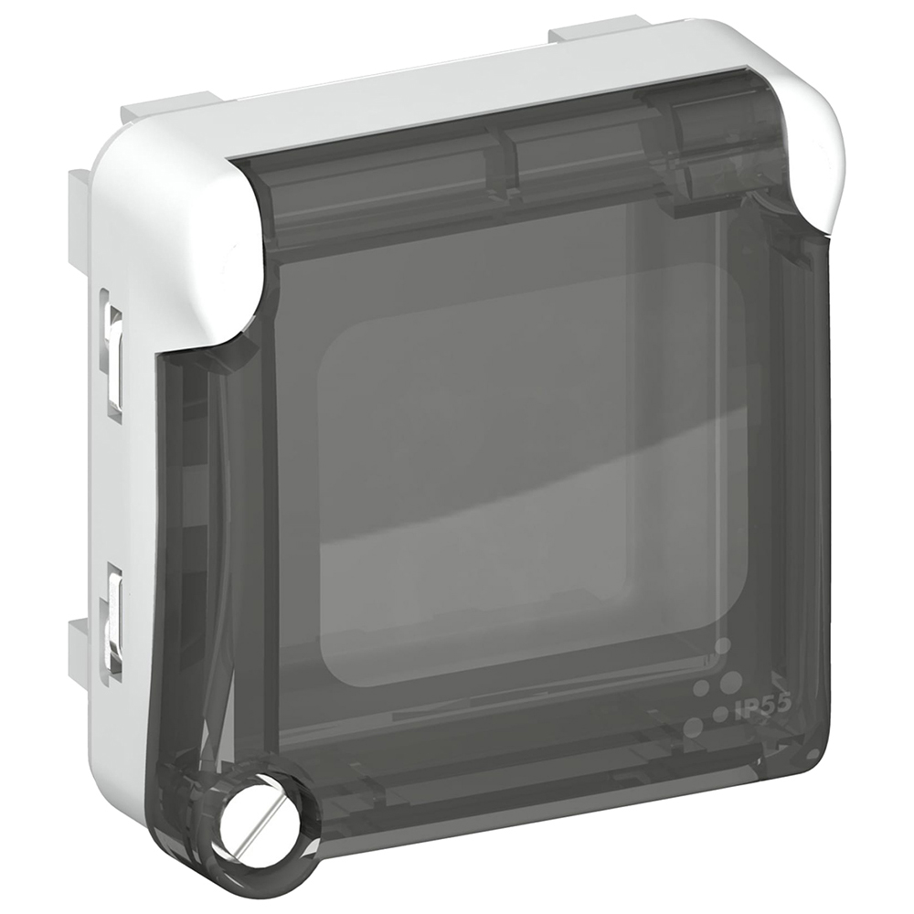 

Legrand Plexo Адаптер для 2мод. механизмов Mosaic с дымчатой крышкой IP55 69580