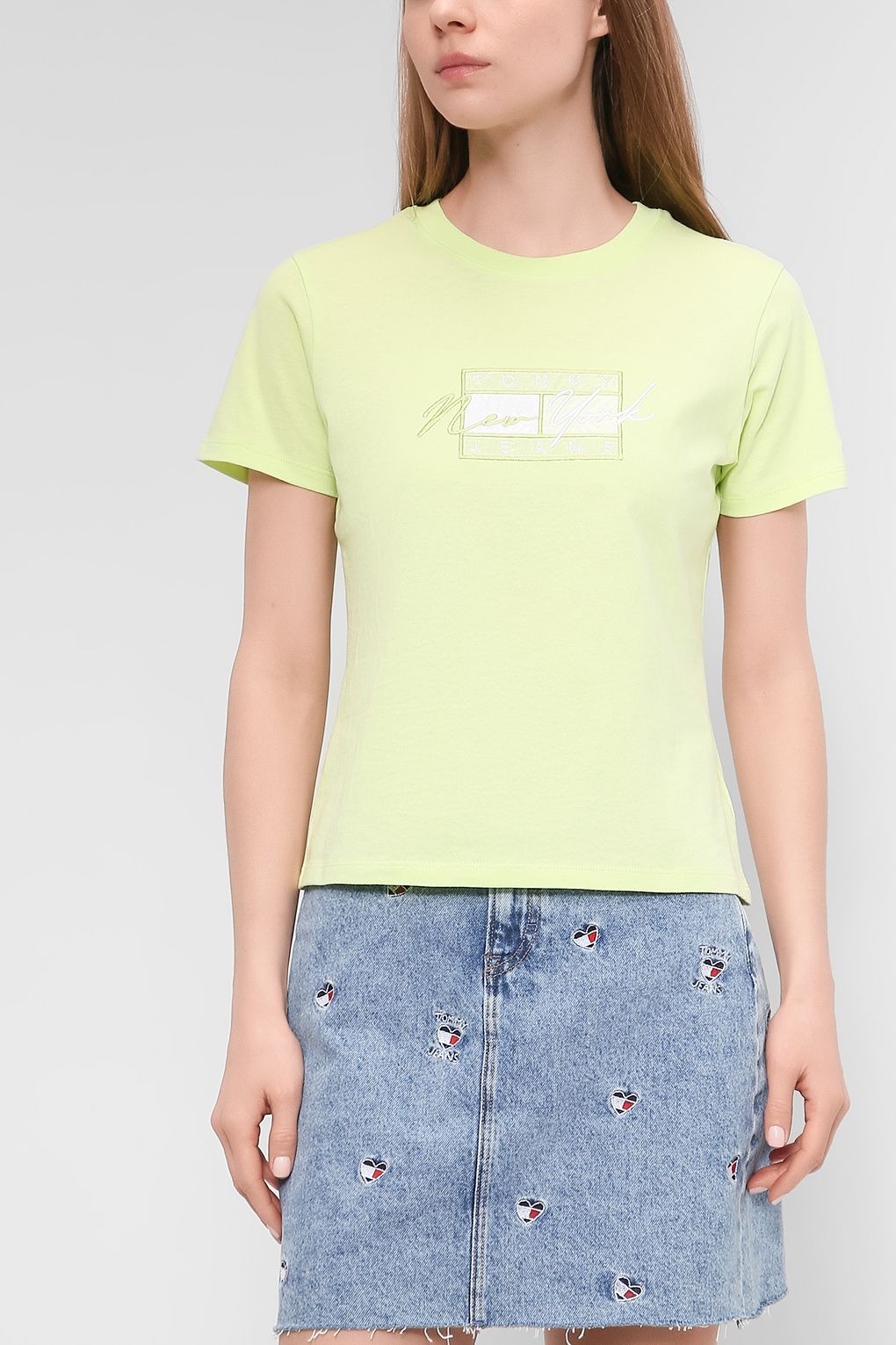 

Футболка женская Tommy Jeans XF0XF00807 желтая XS, Желтый, XF0XF00807