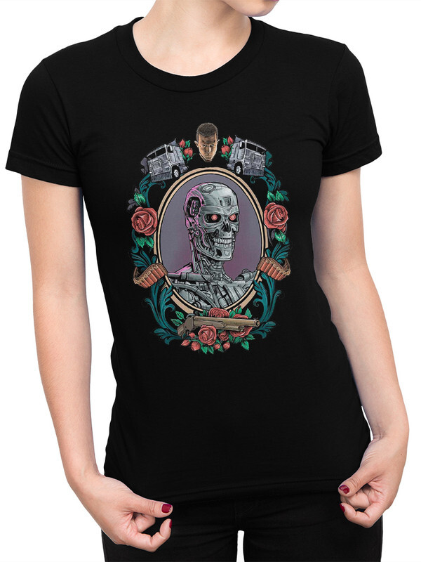 

Футболка женская Dream Shirts Терминатор черная S, Черный, Терминатор