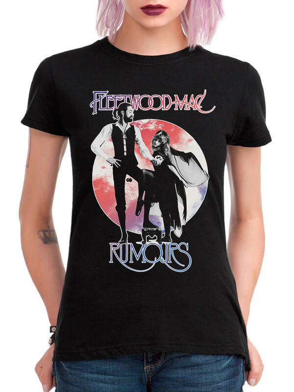 

Футболка женская Dream Shirts Fleetwood Mac черная S, Черный, Fleetwood Mac