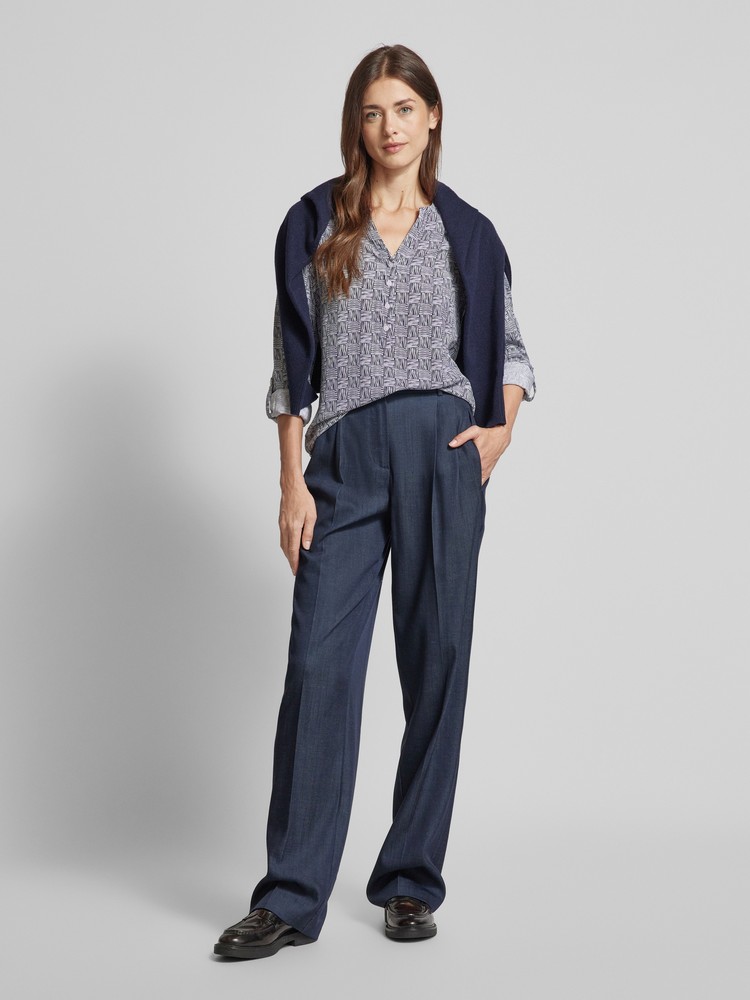 Блуза женская CHRISTIAN BERG 567708258 синяя 36 EU 6998₽