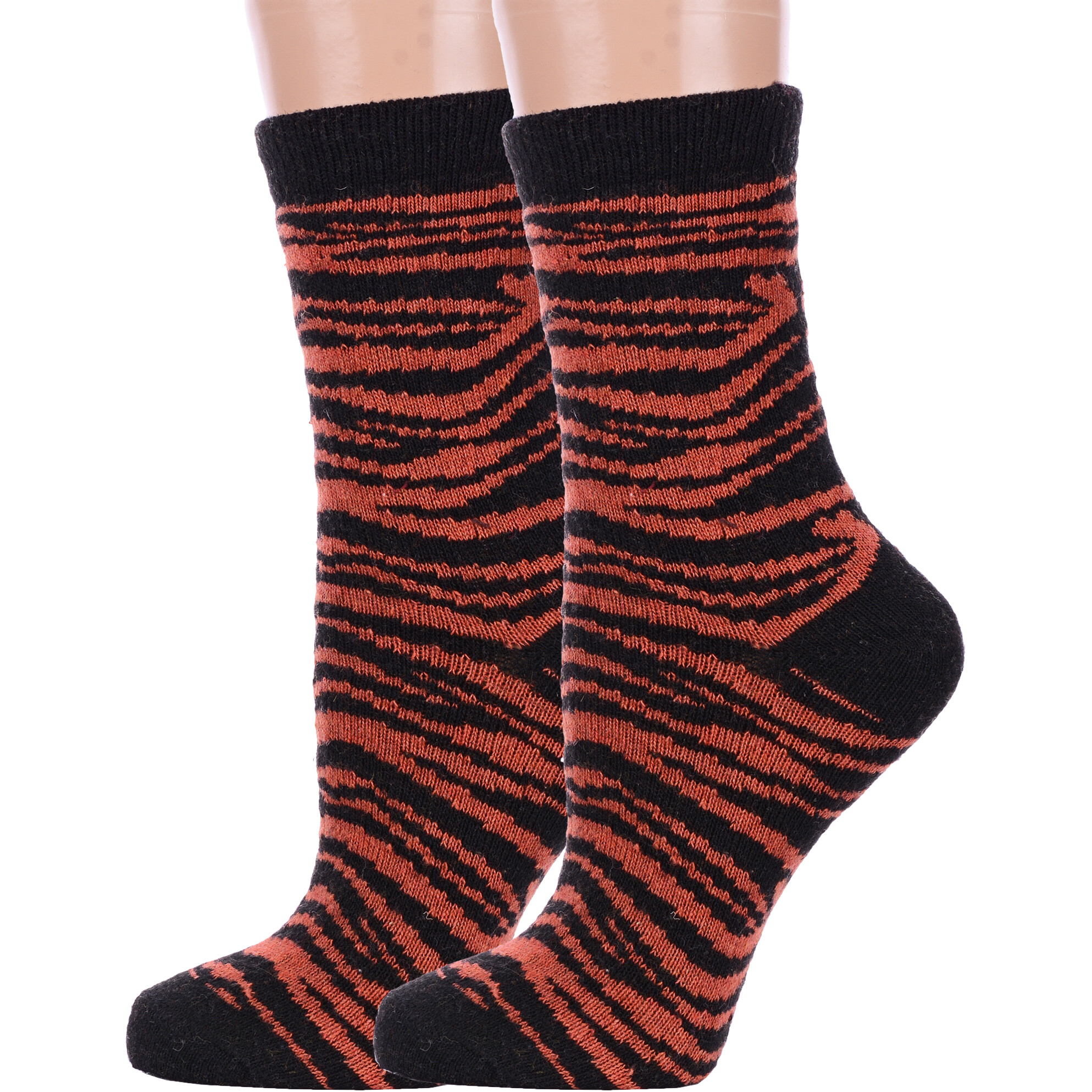 Комплект носков женских Hobby Line 2-Нжа6203-3 красный; черный 36-40, 2 пары