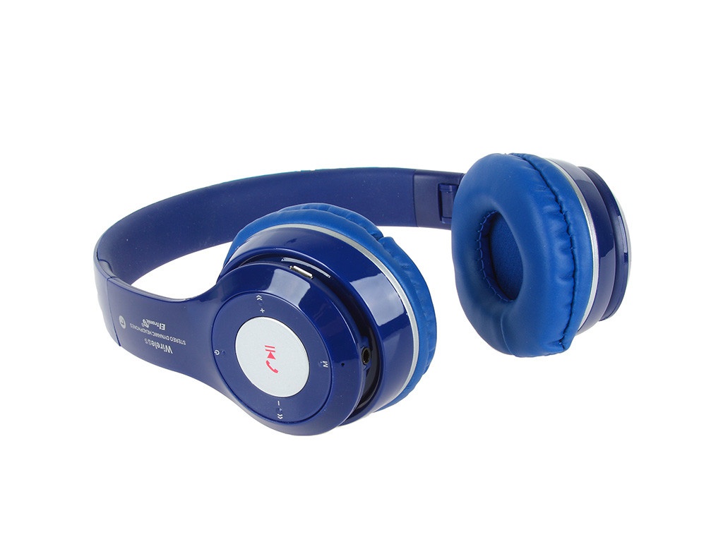 фото Наушники eltronic bluetooth/fm/micro sd/aux blue 4463