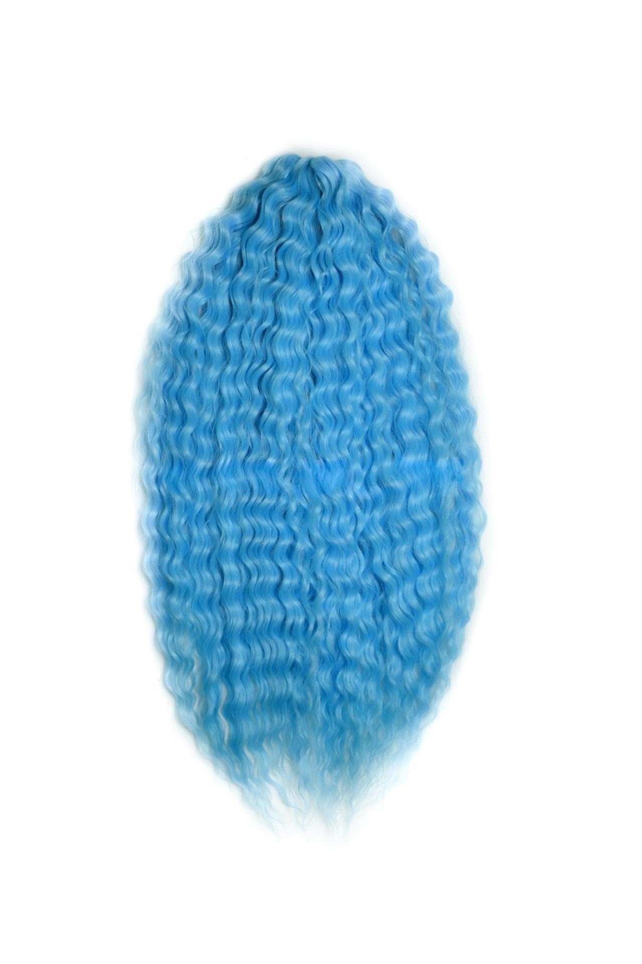 Афрокудри Для Плетения Волос Ariel Ариэль Цвет Blue Длина 60см Вес 300г расческа для волос массажная и разглаживающая 2в1 blue
