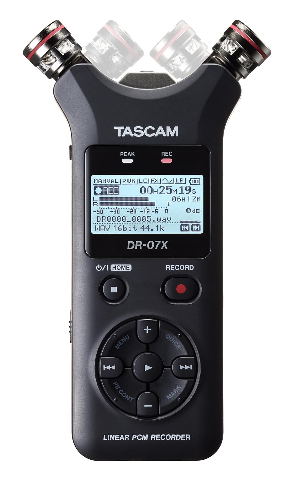 

Цифровой диктофон Tascam DR-07X Black, DR-07X