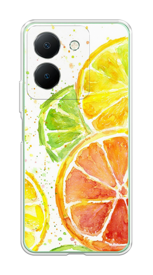 

Чехол на Vivo Y27S "Цитрусовые", Белый;желтый;красный;зеленый, 269750-1