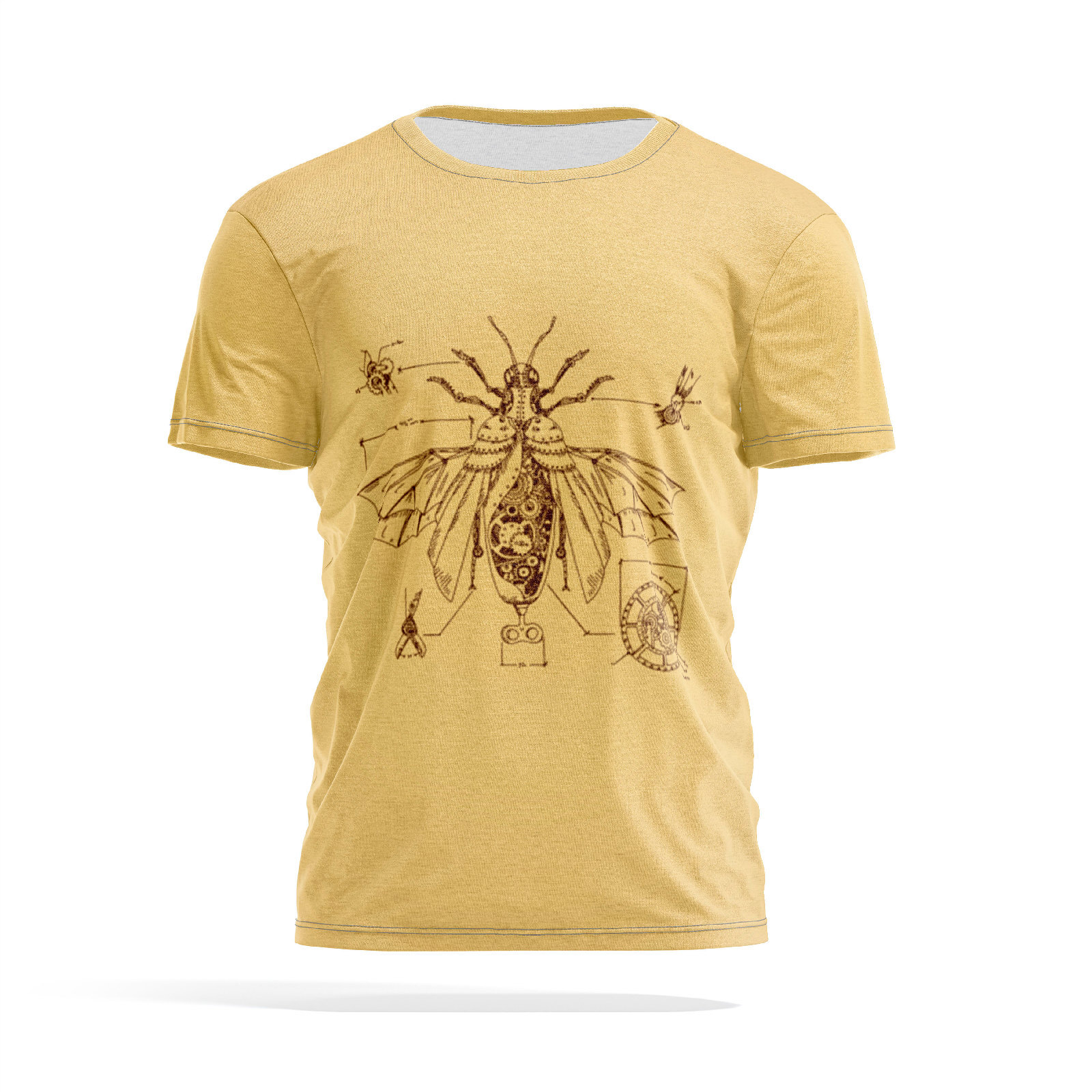

Футболка мужская PANiN PaninManTshirtMS_MS2891637 разноцветная 3XL, Желтый, PaninManTshirtMS_MS2891637