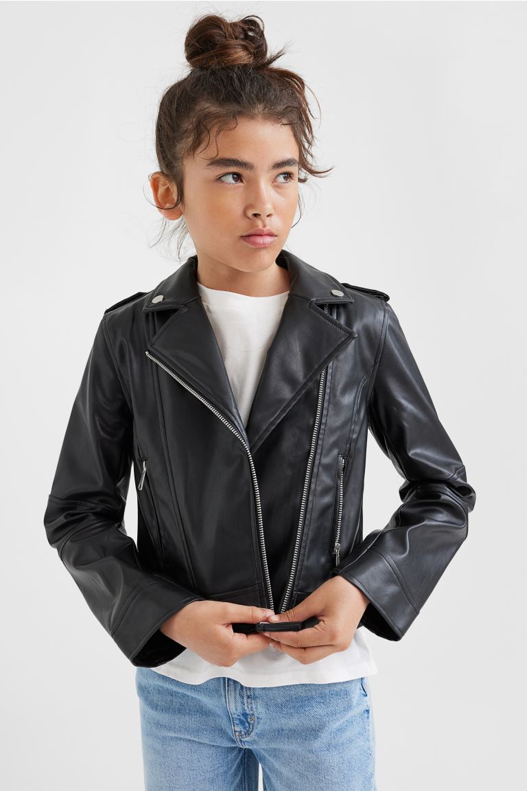 Куртка детская H&M 1060476, цвет черный, размер 146 (доставка из-за рубежа)