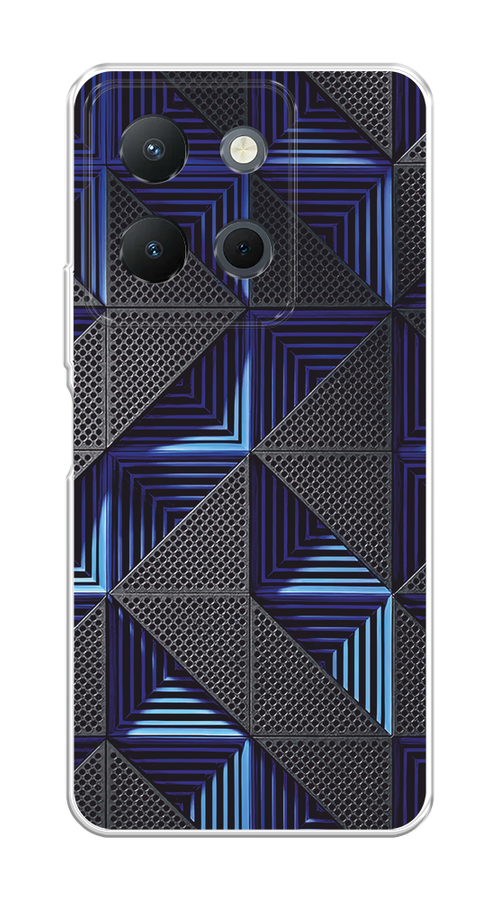 

Чехол на Vivo Y36 4G "IBM", Серый;синий, 269250-1