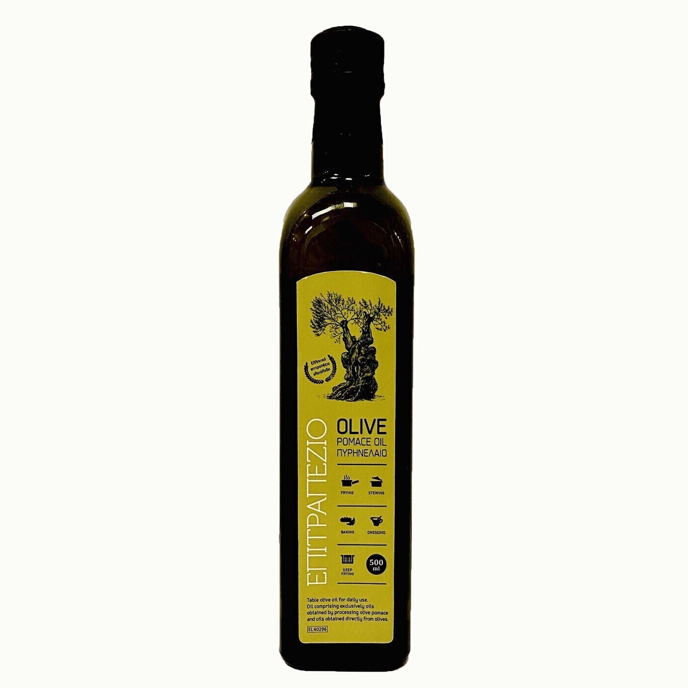 

Оливковое масло Epitrapezio для тушения и жарки, 500 мл, Масло растительное