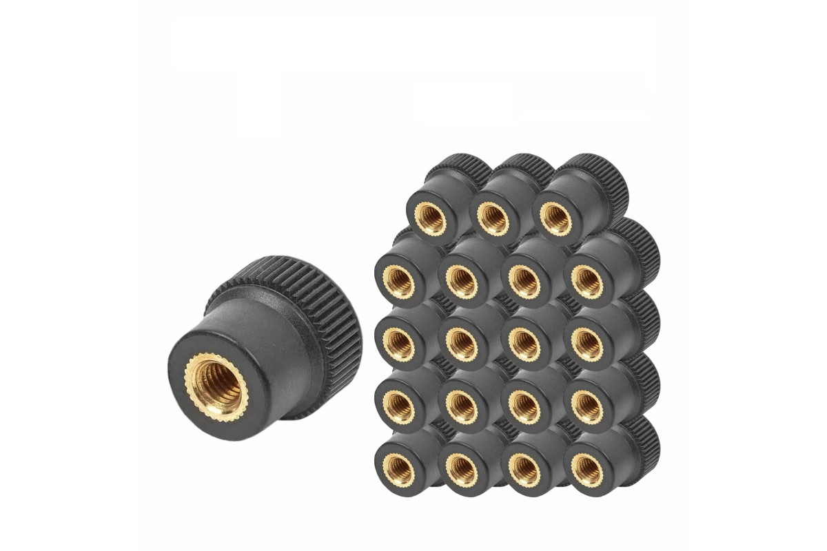 

Крепление гайка Mobicent D16 M6, 20 шт, Черный, D16