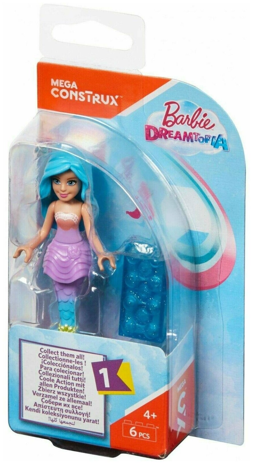 

Конструктор Mega Bloks Персонаж Barbie DPK92, 6 дет, DPK92_DPK90