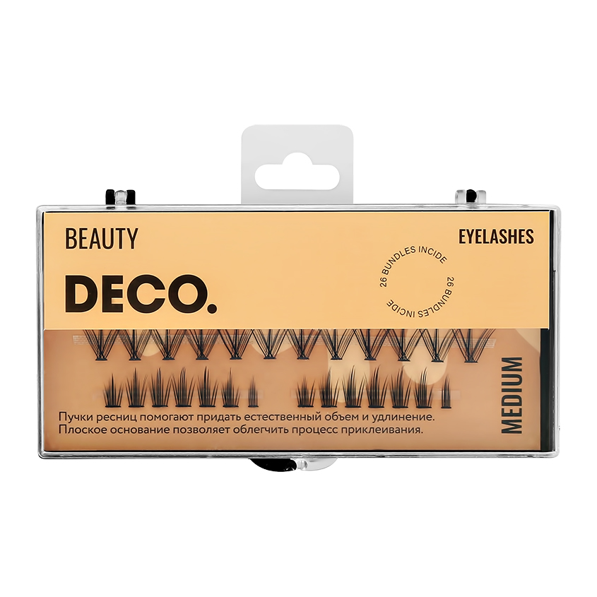 

Накладные ресницы Deco medium mix set 2, Черный