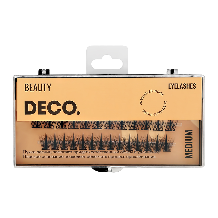 

Накладные ресницы Deco medium mix set 1, Черный