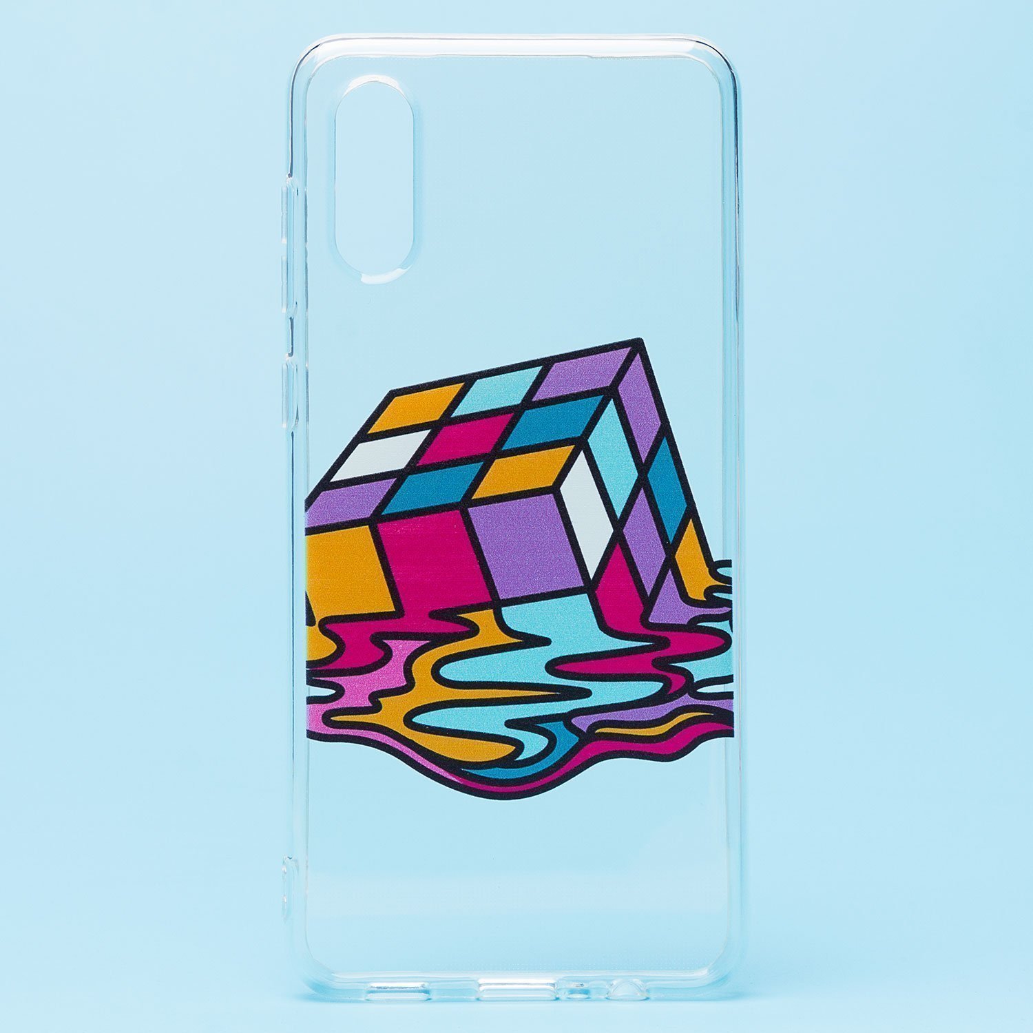 

Чехол Samsung SM-A022F (Galaxy A02) силиконовый (рис.225/001), Прозрачный