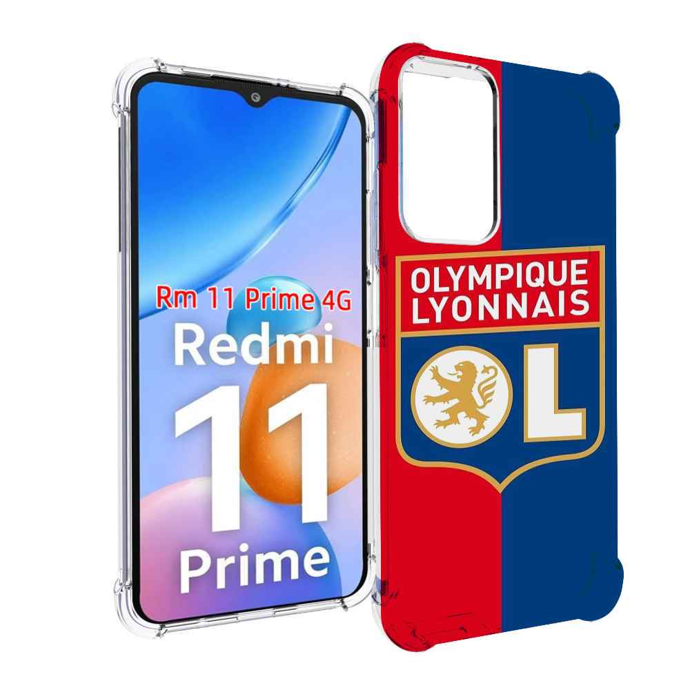 

Чехол MyPads фк лион эмблема для Xiaomi Redmi 11 Prime 4G, Прозрачный, Tocco