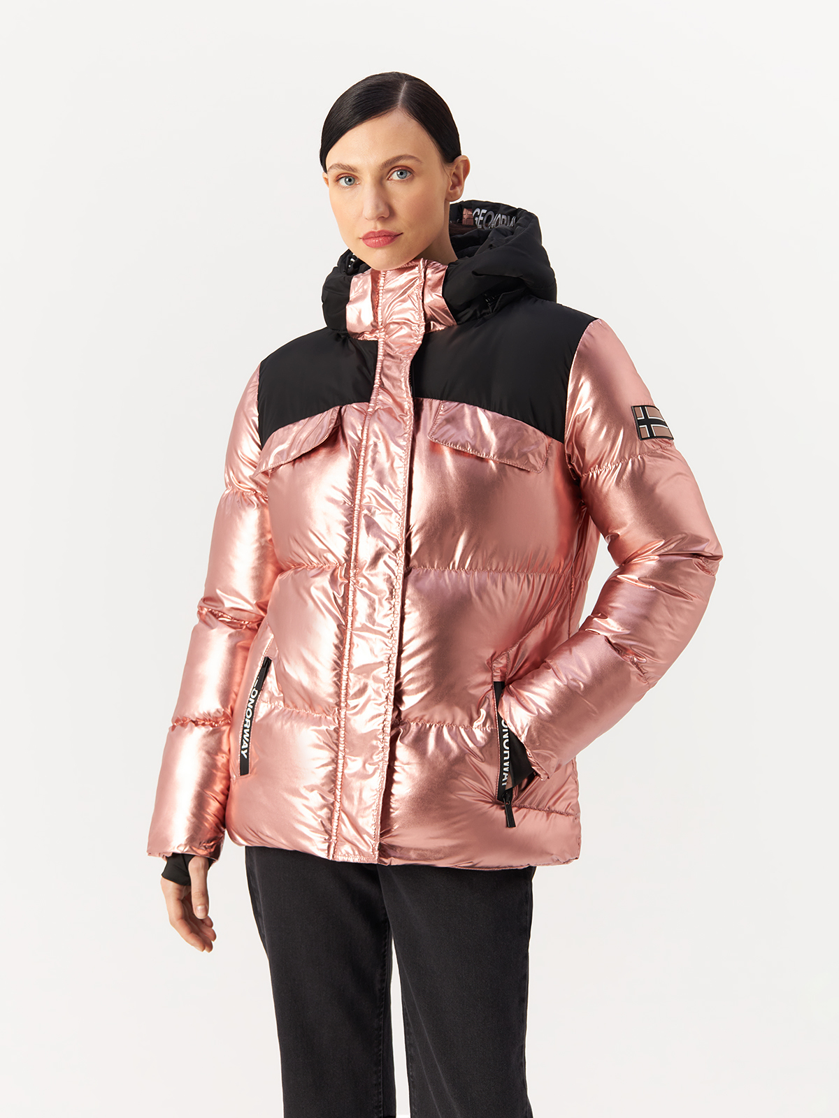 Куртка женская Geographical Norway WW4911F-GNO розовая 2XL