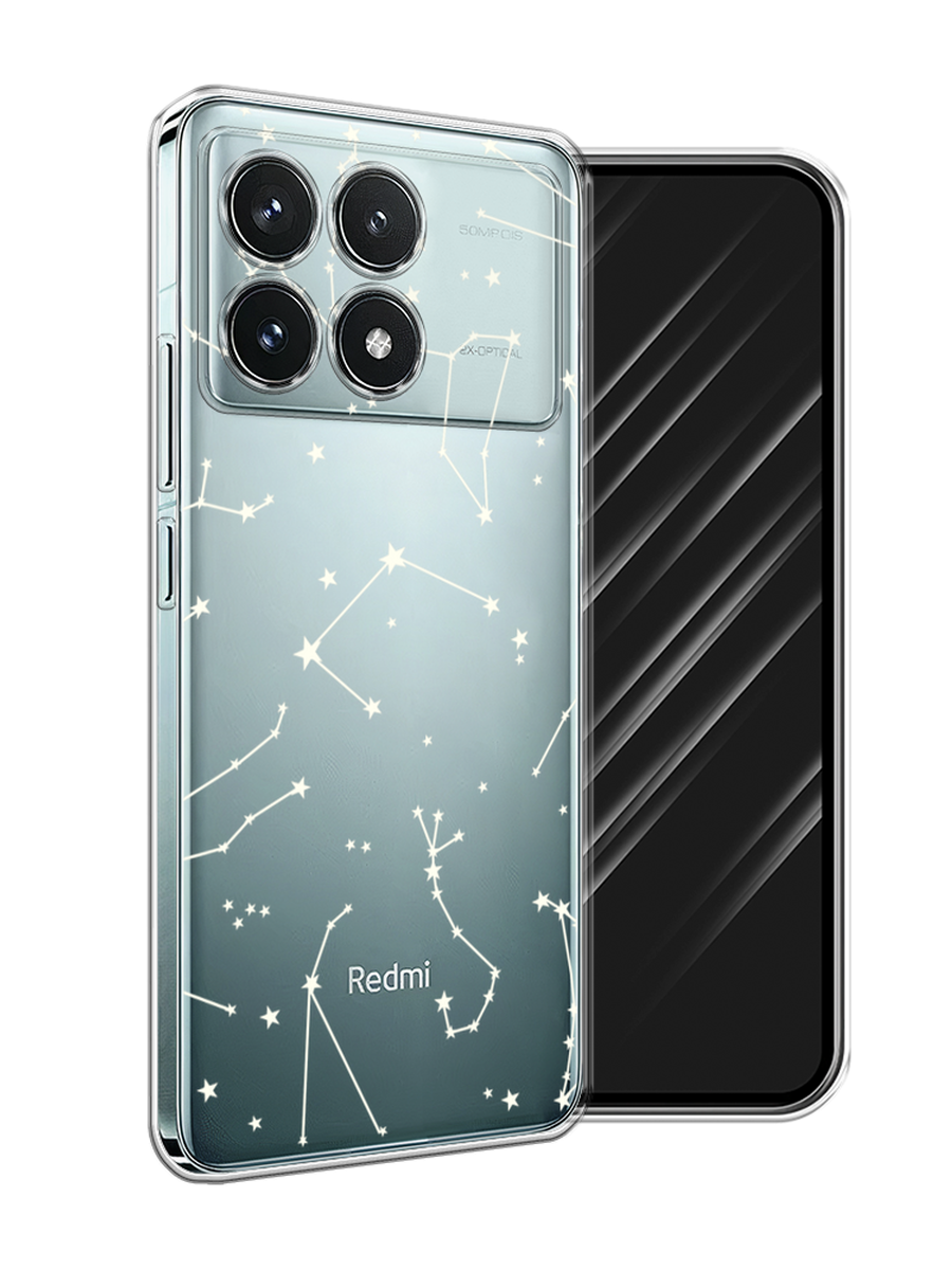 

Чехол Awog на Xiaomi Redmi K70 5G "Созвездия", Прозрачный;серый;бежевый, 320850-1