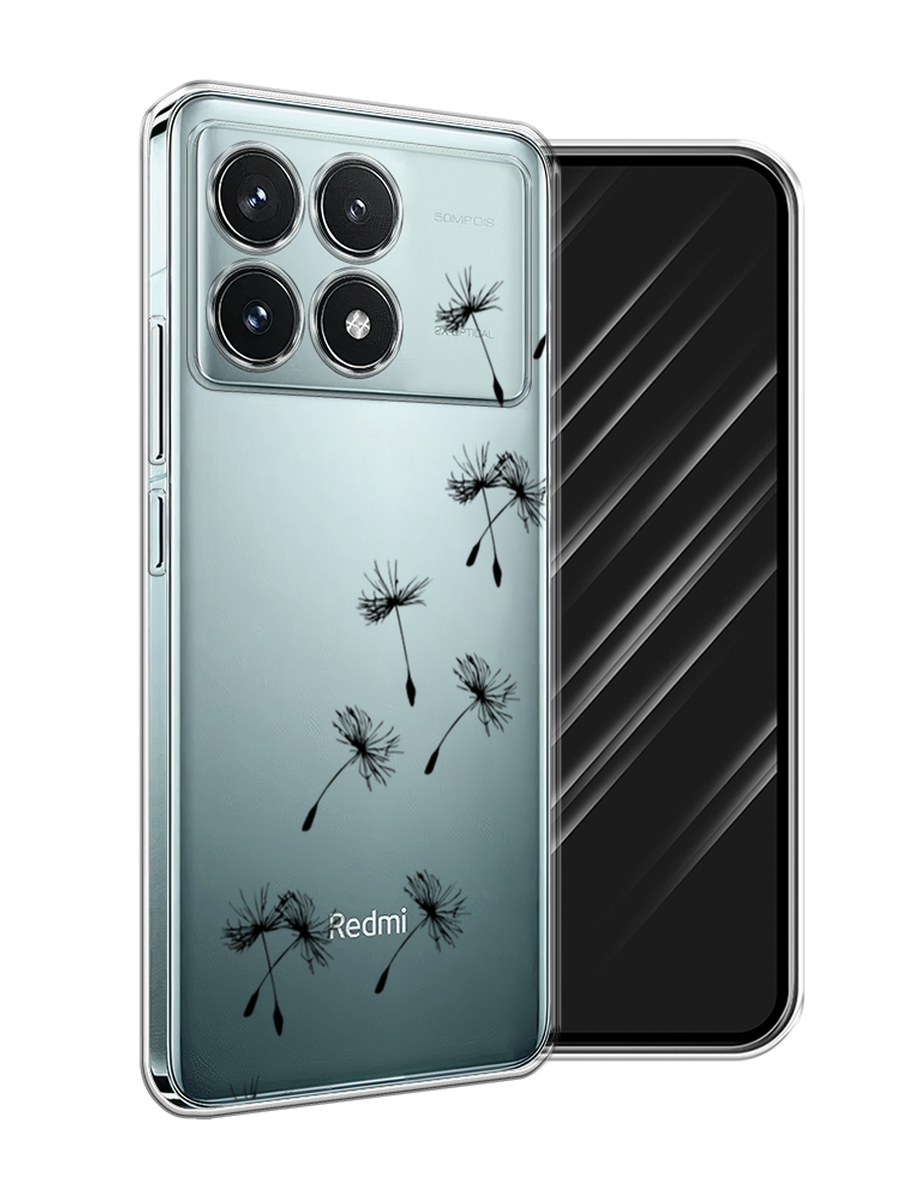 

Чехол Awog на Xiaomi Redmi K70 5G "Летящие одуванчики", Черный, 320850-1