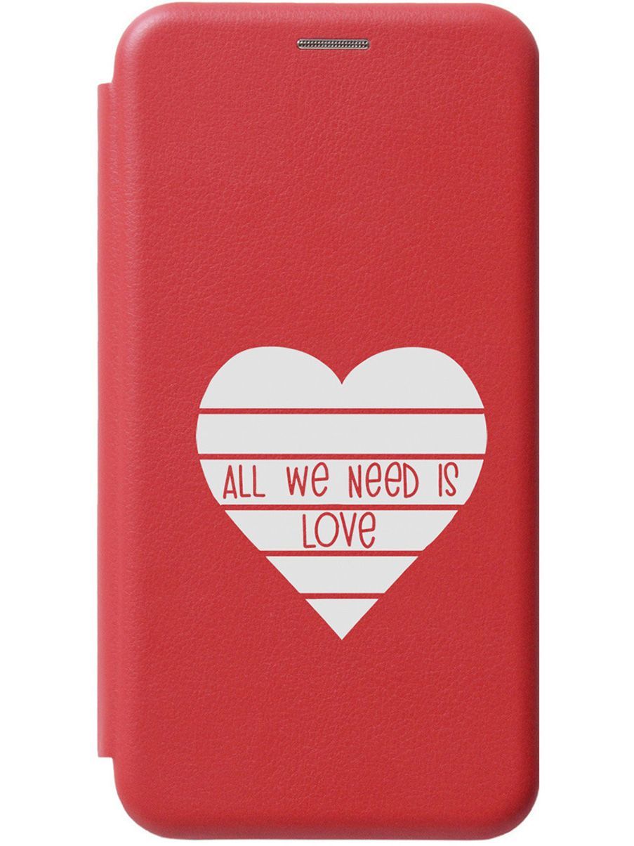 

Чехол на Tecno Spark 10 с 3D принтом "All We Need is Love W" красный, Красный;белый, 159547