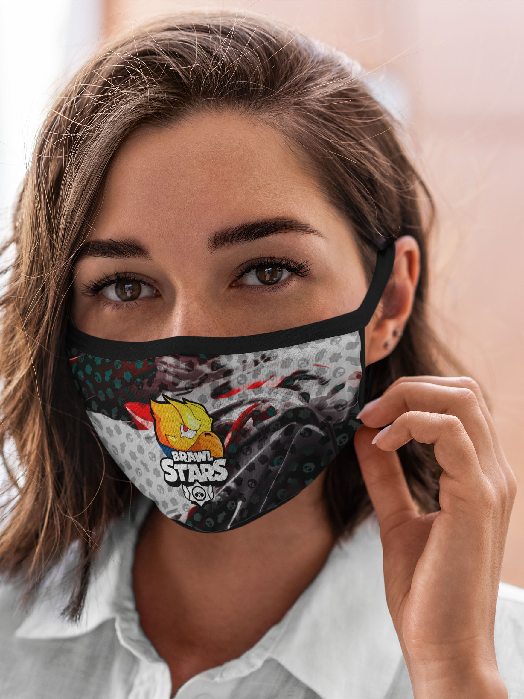 

Многоразовая маска унисекс Burnettie Brawl Stars Crow, Разноцветный, Brawl Stars Crow